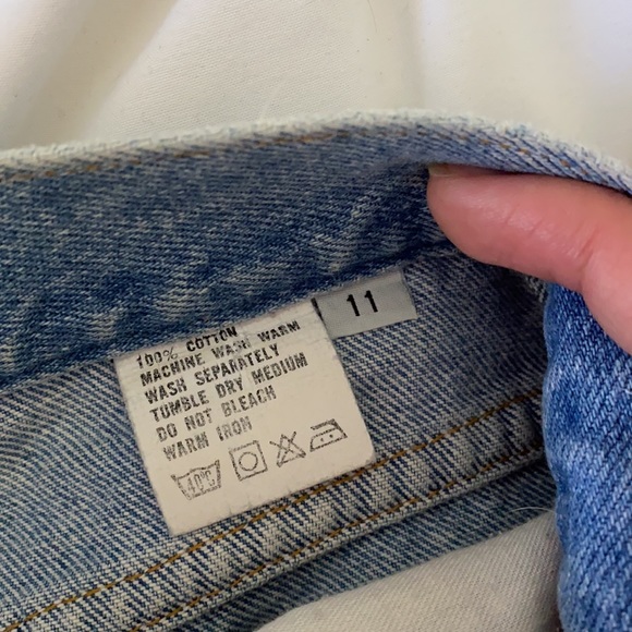 Vintage JeansWest High Waisted Denim Shorts - Picture 6 of 6